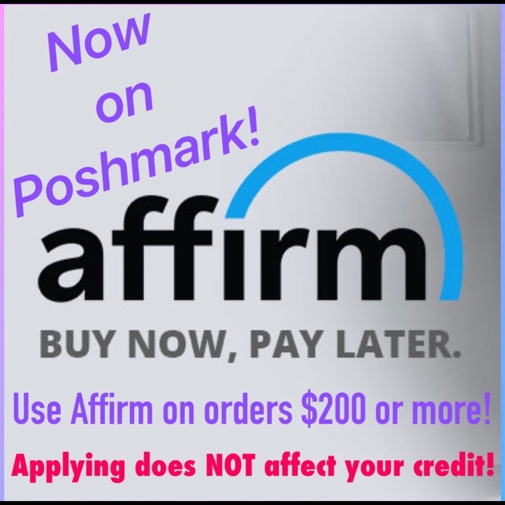 Use Affirm with $200 or more in Poshmark purchases